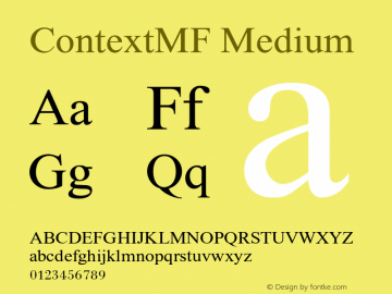 ContextMF-Medium Version 2.000图片样张