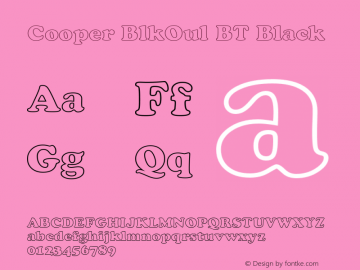 Cooper BlkOul BT Black Version 1.01 emb4-OT图片样张