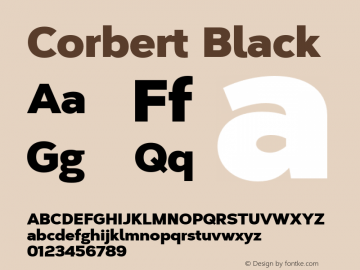 Corbert Black Version 002.001 March 2020图片样张