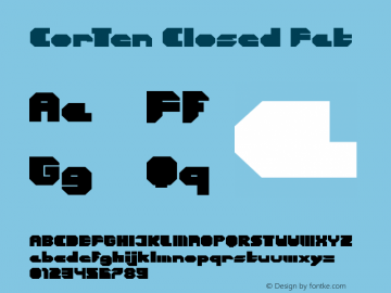 CorTen Closed Fat Version 1.000 2008 initial release图片样张