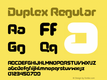 Duplex Version 1.000图片样张