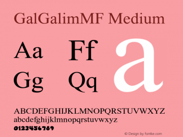 GalGalimMF-Medium Version 2.000图片样张