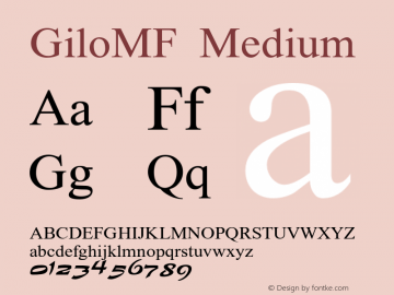 GiloMF-Medium Version 2.000图片样张