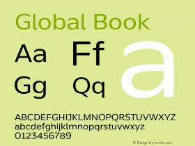 Global Book Version 1.002;PS 001.002;hotconv 1.0.70;makeotf.lib2.5.58329图片样张