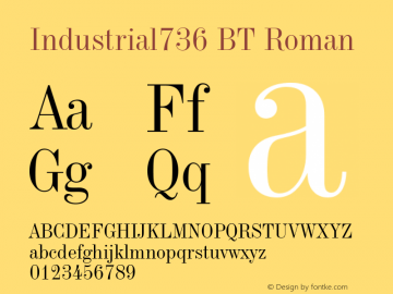 Industrial736 BT Roman Version 1.01 emb4-OT图片样张