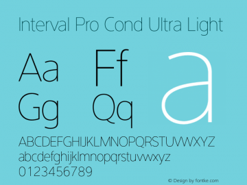 Interval Pro Ultra Light Cond Version 2.002图片样张