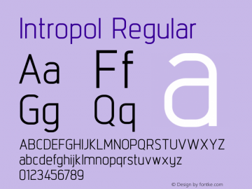 Intropol 1.000图片样张