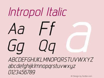 Intropol-Italic 1.000图片样张