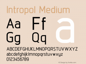 Intropol-Medium 1.000图片样张