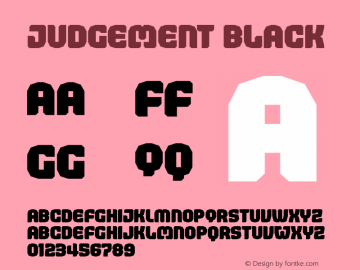 Judgement-Black Version 2.000图片样张