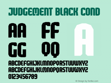 Judgement-BlackCond Version 2.000图片样张