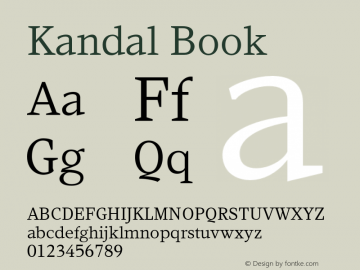 Kandal Book Version 1.004; Kandal Book图片样张