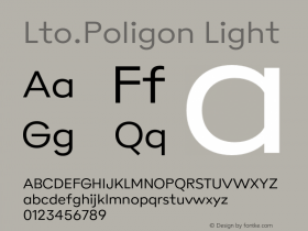 Lto.Poligon Light Version 2.100;hotconv 1.0.109;makeotfexe 2.5.65596图片样张