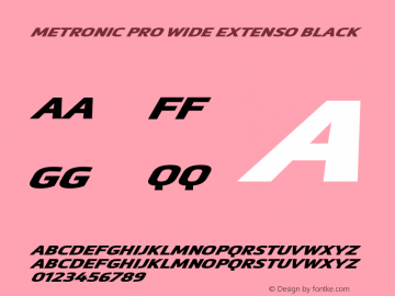MetronicProWideExtensoBlack 1.000图片样张