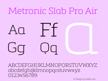 Metronic Slab Pro Air Version 1.000图片样张