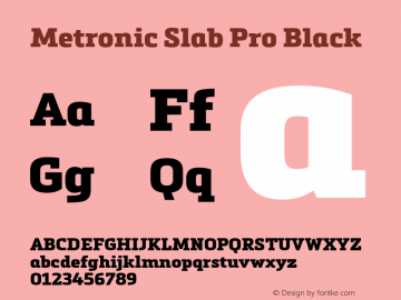 Metronic Slab Pro Black Version 1.000图片样张