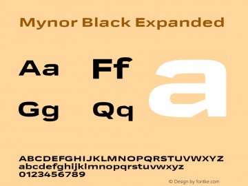 Mynor Black Expanded Version 001.000 January 2019图片样张