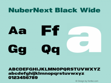 NuberNext Black Wide Version 001.002 February 2020图片样张