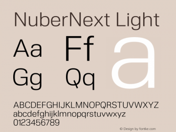 NuberNext Light Version 001.002 February 2020图片样张