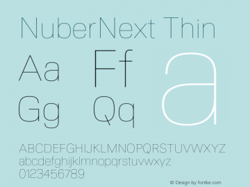 NuberNext Thin Version 001.002 February 2020图片样张