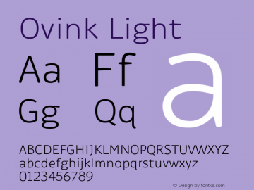 Ovink-Light 1.000图片样张