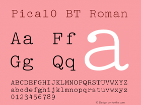 Pica10 BT Roman Version 1.01 emb4-OT图片样张