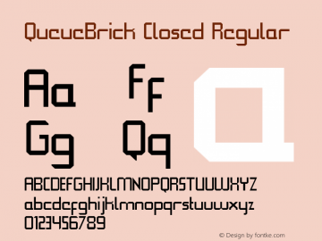 QueueBrick Closed Version 1.000;PS 001.000;hotconv 1.0.38图片样张