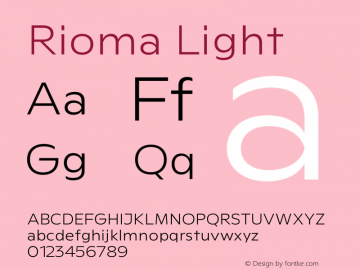 Rioma Light Version 1.000图片样张