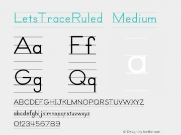 LetsTraceRuled Medium Version 002.000图片样张