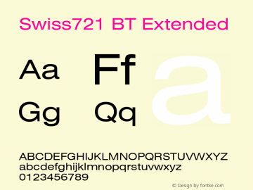 Swiss721 Ex BT Regular Version 5.0图片样张