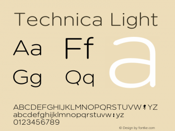 Technica Light Version 2.000;FEAKit 1.0图片样张