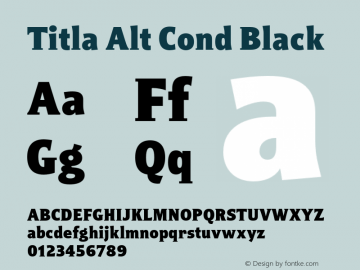 Titla Alt Cond Black Version 1.1图片样张