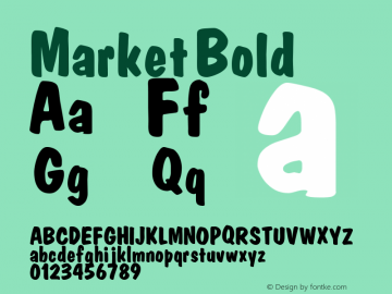 Market Bold Altsys Fontographer 3.5  3/16/92 Font Sample