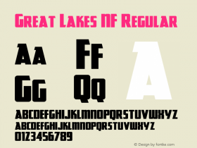 Great Lakes NF Regular Version 1.002 Font Sample