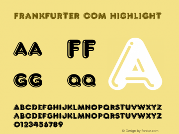 Frankfurter Com Highlight Version 1.01图片样张