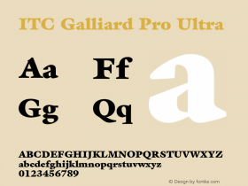 GalliardPro-Ultra Version 1.000 Build 1000图片样张
