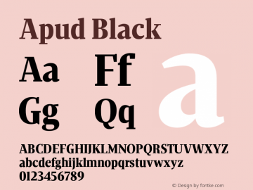 Apud-Black Version 1.000图片样张