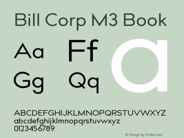 Bill Corp M3 Book Version 3.000图片样张