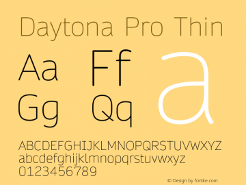 Daytona Pro Thin Version 1.00图片样张