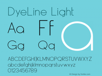 DyeLine-Light 1.000图片样张