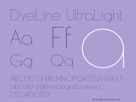 DyeLine-UltraLight 1.000图片样张