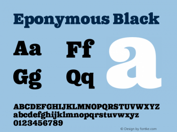 Eponymous Black Version 2.100;FEAKit 1.0图片样张