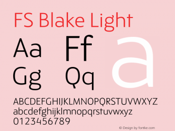 FSBlake-Light Version 1.01图片样张