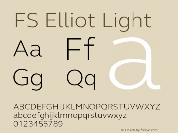 FSElliot-Light Version 6.01图片样张