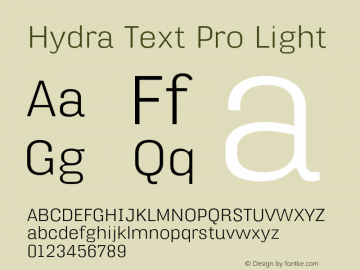 HydraTextPro-Light Version 7.504; 2012; Build 1021图片样张
