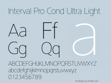 Interval Pro Ultra Light Cond Version 2.002图片样张