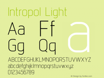 Intropol-Light 1.000图片样张