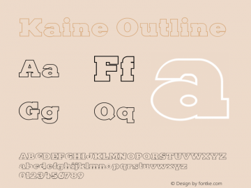 Kaine-Outline 1.000图片样张