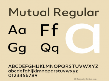 Mutual Regular Version 1.00图片样张