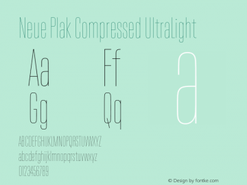 Neue Plak Compressed UltraLight Version 1.00, build 9, s3图片样张